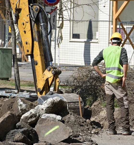 Road Construction City — Stock Photo, Image