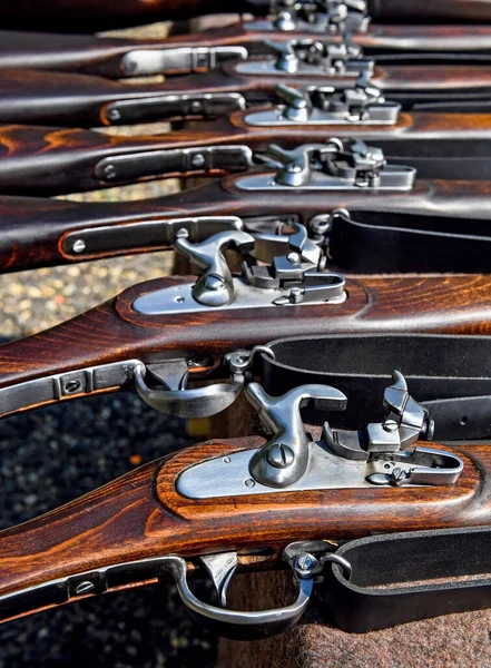 Old Antique Guns Row — Foto Stock