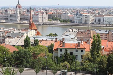Macaristan 'ın Budapeşte şehri manzarası