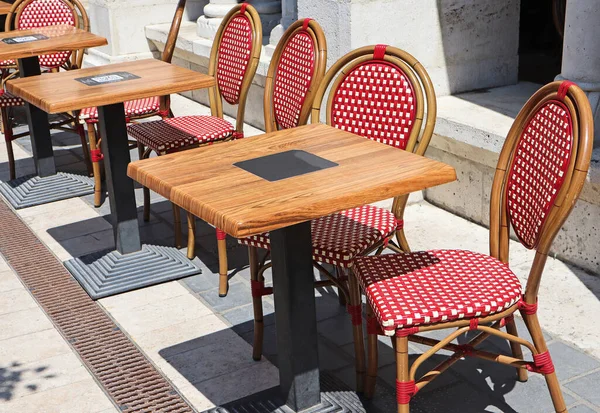 Chairs Front Restaurant — Stockfoto