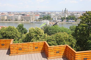 Macaristan 'ın Budapeşte şehri manzarası