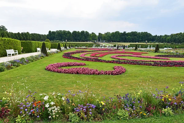 Сад Замка Людвигсбург Германии — стоковое фото