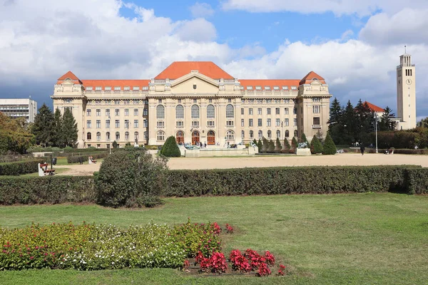 Uniwersytet Debreczynie Węgry — Zdjęcie stockowe