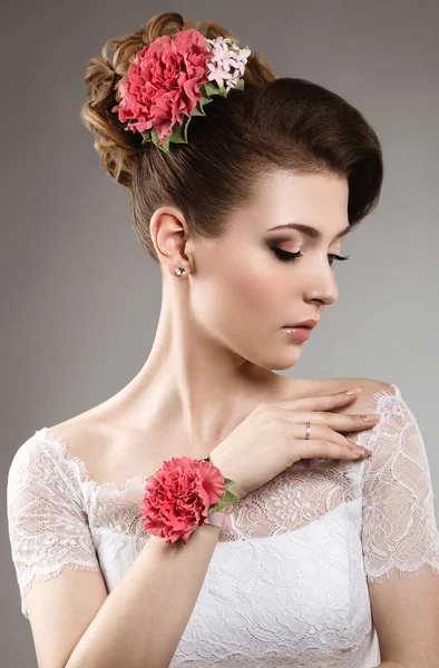 A kép a menyasszony lány — Stock Fotó