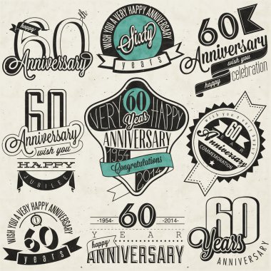 Vintage style 60th anniversary collection.