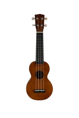beyaz arkaplanda izole edilmiş ukulele gitar