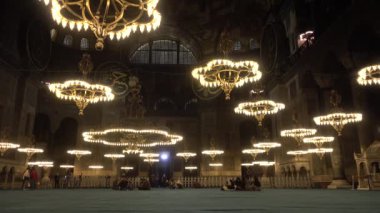 İstanbul Ayasofya 'nın içi. Türkiye İstanbul Eylül 2021