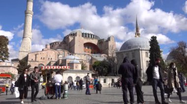 İstanbul Ayasofya Sultanahmet Meydanı 'nda. Türkiye İstanbul Eylül 2021