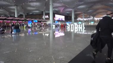 İstanbul yeni havaalanı, giriş terminali. Türkiye İstanbul Eylül 2021 