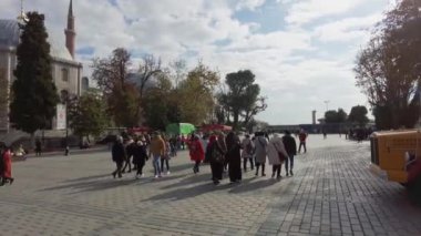 İstanbul Ayasofya Sultanahmet Meydanı 'nda. Türkiye İstanbul Eylül 2021