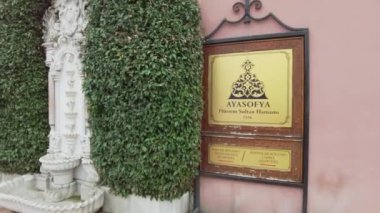 İstanbul Ayasofya Sultanahmet Meydanı 'nda. Türkiye İstanbul Eylül 2021