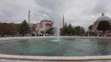 İstanbul Ayasofya Sultanahmet Meydanı 'nda. Türkiye İstanbul Eylül 2021