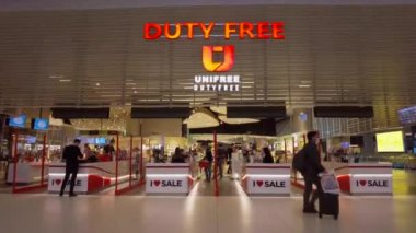 Yeni İstanbul havaalanı, gümrüksüz. Türkiye İstanbul Eylül 2021 