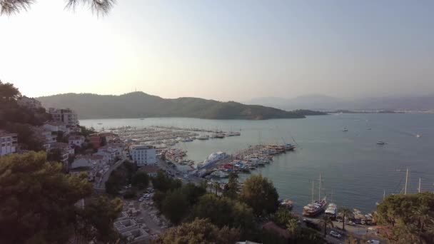 Fethiye Vista Superior Colina Fethiye Turquia Agosto 2021 — Vídeo de Stock