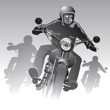 Yolda motorcular var. 