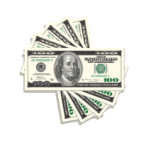 Cent dollars — Image vectorielle