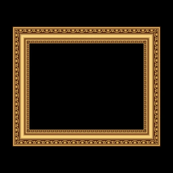 Quadro dourado antigo —  Vetores de Stock