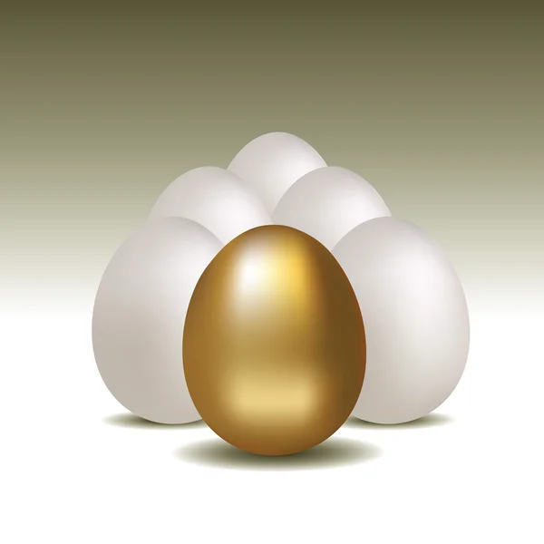 Zlaté vejce — Stockový vektor