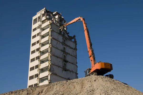 Dismantling of a house Stock Photo