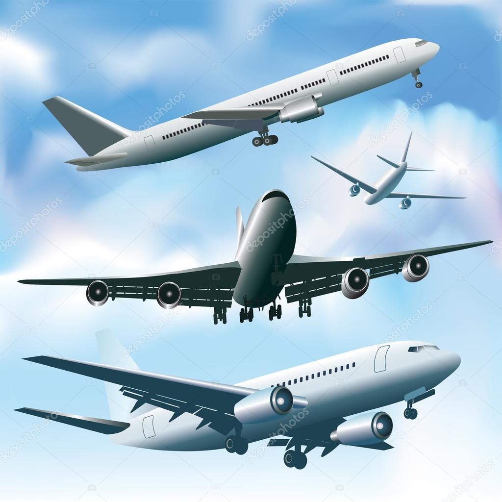 Passenger airplanes