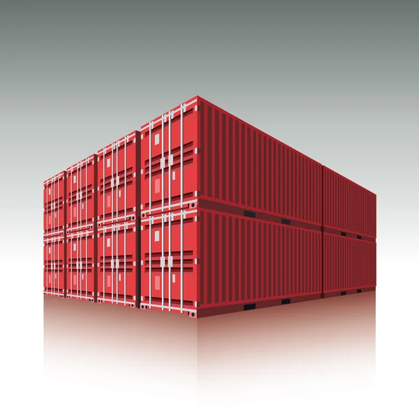 Вантажні контейнери — стоковий вектор