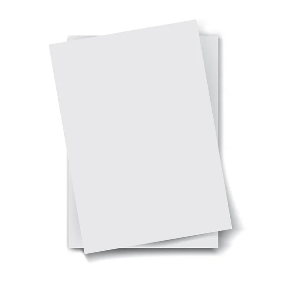 Stack of papers — Stock Vector