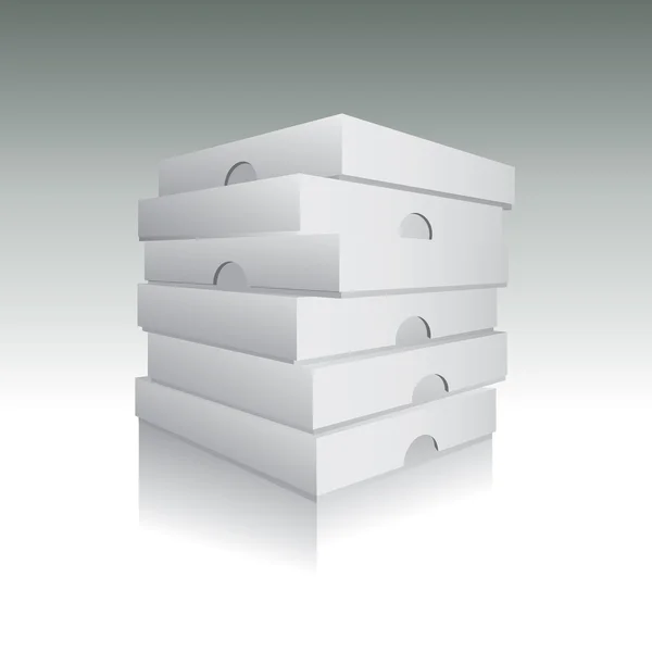 Κουτιά πίτσας — Διανυσματικό Αρχείο