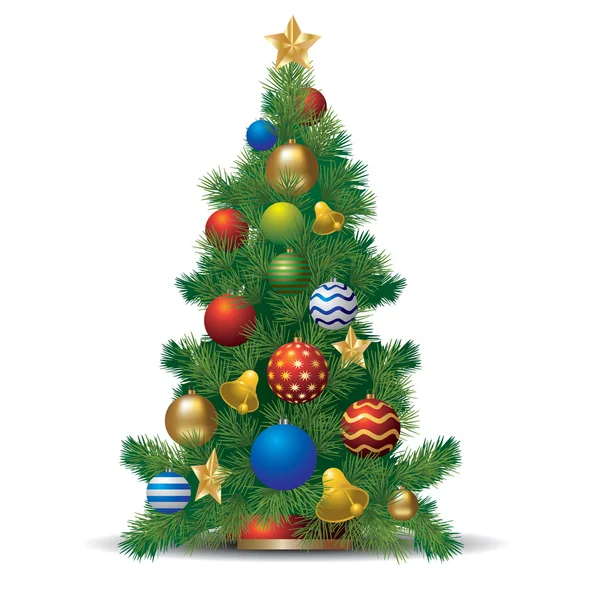 Árbol de Navidad — Vector de stock