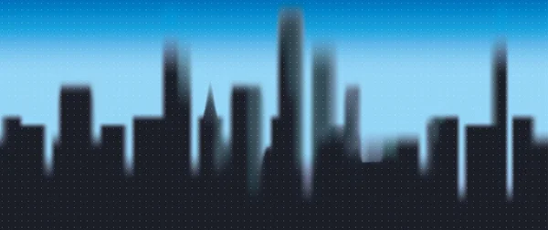 Image floue de la ville — Image vectorielle
