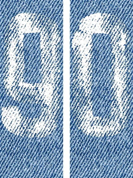 vektör numaraları denim 9, 0
