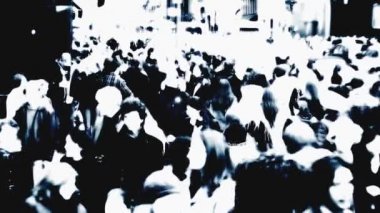 büyük kalabalık dışarı içinde belgili tanımlık sokak