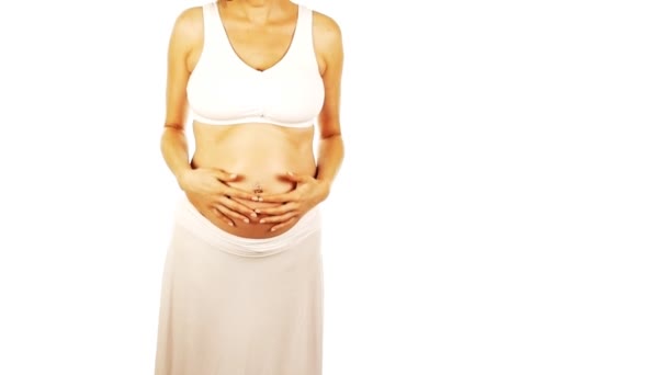 Mengharapkan seorang bayi — Stok Video