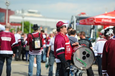 Minsk, Beyaz Rusya - 10 Nisan 2014: Dünya Basketbol Şampiyonası
