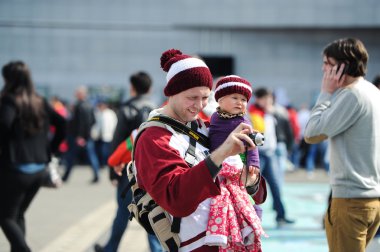 Minsk, Beyaz Rusya - 10 Nisan 2014: Dünya Basketbol Şampiyonası