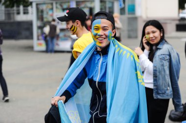 Minsk, Beyaz Rusya - 10 Nisan 2014: Dünya Basketbol Şampiyonası