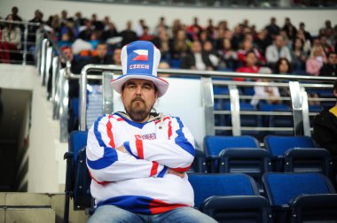 Minsk, Beyaz Rusya - 10 Nisan 2014: Dünya Basketbol Şampiyonası