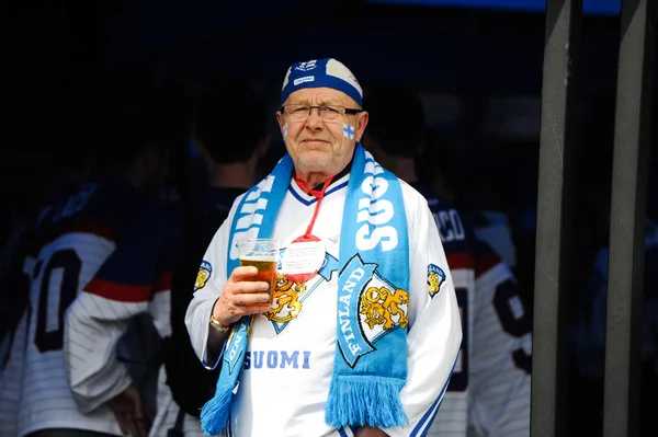 MINSK, BELARUS - 10 DE MAYO DE 2014: El Campeonato Mundial de Hockey sobre Hielo — Foto de Stock