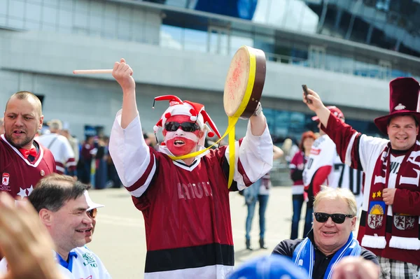 MINSK, BELARUS - 10 DE MAYO DE 2014: El Campeonato Mundial de Hockey sobre Hielo — Foto de Stock