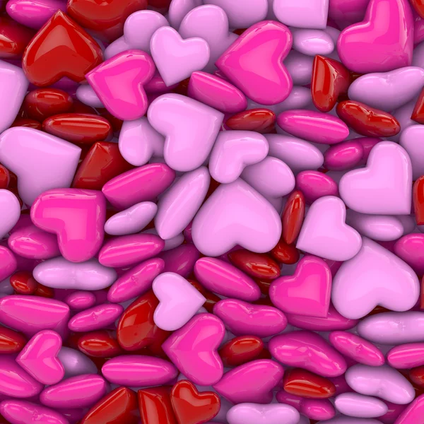 3D - Hearts 02 — Stock Photo, Image