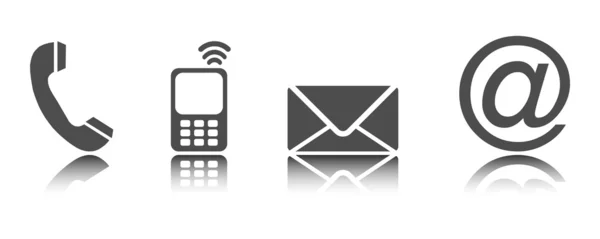 Contact Us - Icons 02 — Stock Photo, Image