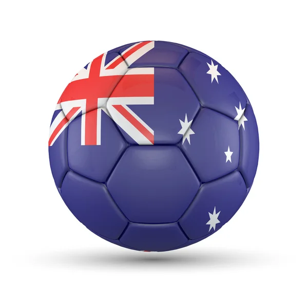 3D - piłka nożna - australia — Zdjęcie stockowe
