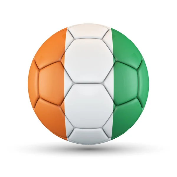 3D - Football - Cote D Ivoire — Stock Photo, Image