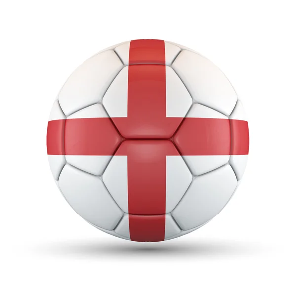 3d-足球-英格兰 — 图库照片