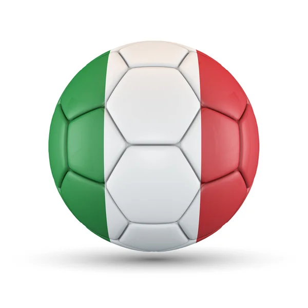 3D - piłka nożna - Włochy — Zdjęcie stockowe