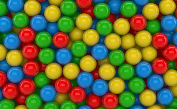 3D - färgade bollar 2 — Stockfoto