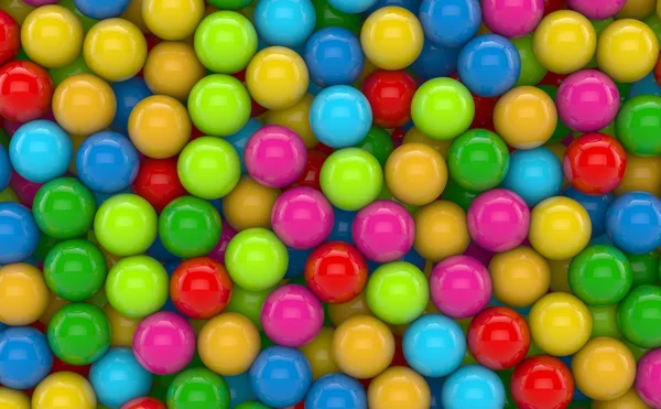 3D - Colored Balls 4 — Stock Photo, Image