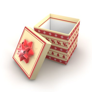 3D - Noel hediye kutusu 2