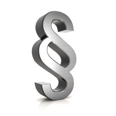 3D - paragraf işareti 3