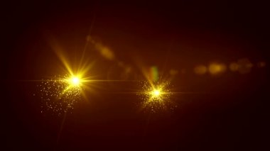 video animasyonu - 2022 sayılı altın sarısı soyut neon ışığı - yeni yılı temsil ediyor - tatil kavramı