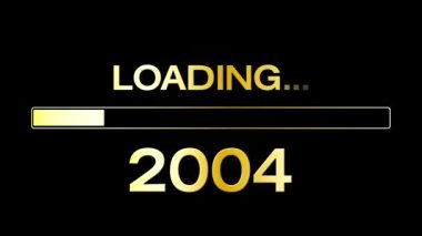 Koyu arkaplan üzerine 2022 sayılı mesajın altın külçe olarak yüklendiği video animasyonu yeni yıl 2022 'yi temsil ediyor..